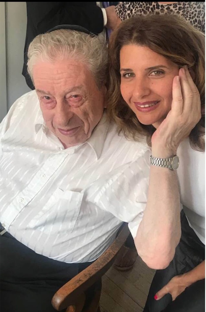 Ilanit with Kim's father